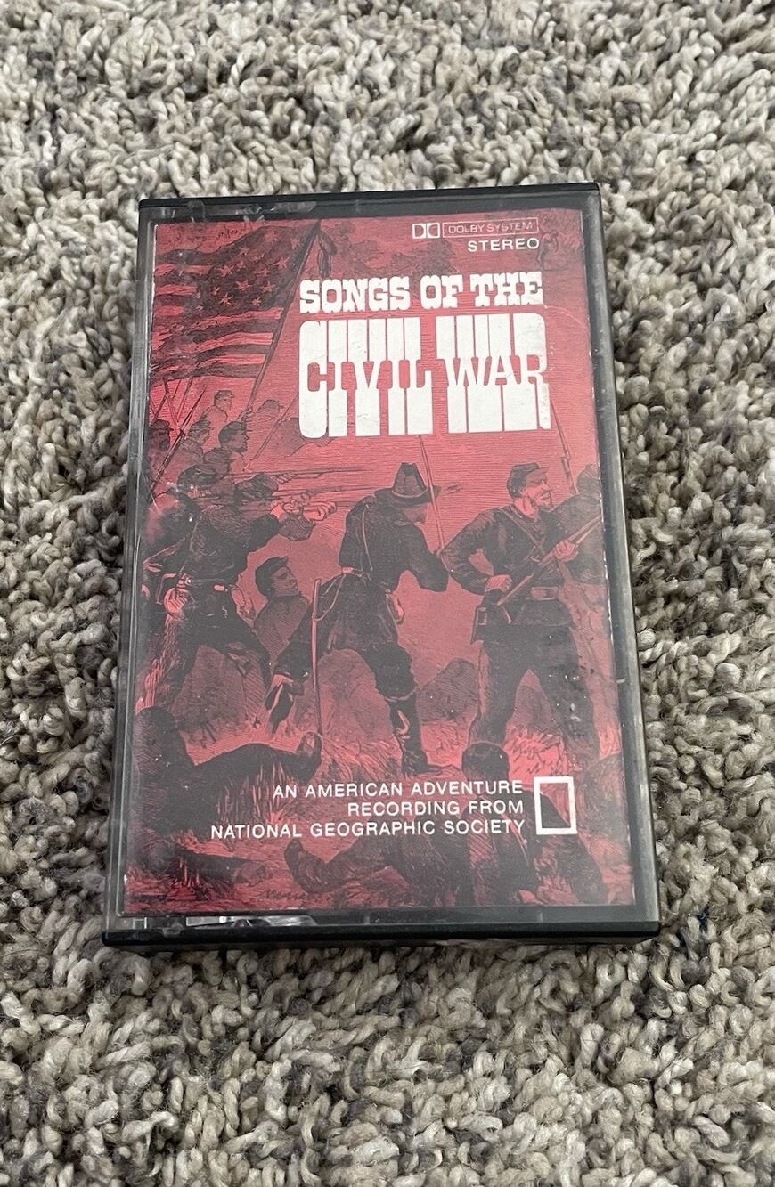 Songs Of The Civil War Cassette 1976 National Geographic Society American